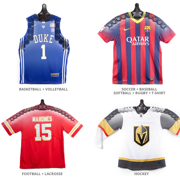 JerseyGenius Adjustable Jersey Display Hanger Easily Hang On The Wall